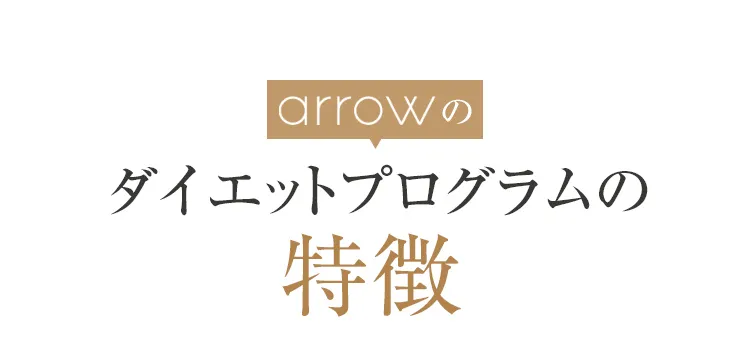 ダイエットプログラムの特徴